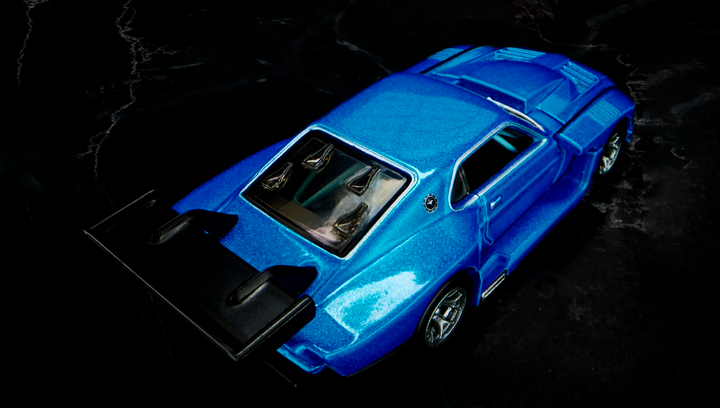 Машинка Premium Hot Wheels Modified '69 Ford Mustang Elite 64 1:64 HGW13 Metallic Blue - изображение 4