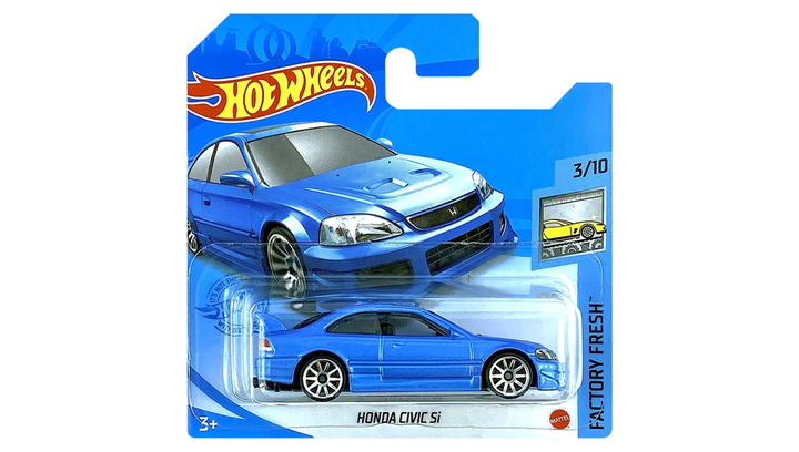 Машинка Базовая Hot Wheels Honda Civic Si Factory Fresh 1:64 GRY27