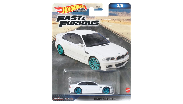 Машинка Premium Hot Wheels BMW M3 E46 Fast & Furious 1:64 HNW46