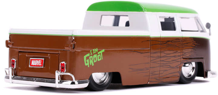 Samochód Jada Marvel Guardians of the Galaxy Volkswagen Pickup + figurka Groota 1:24 (4006333070433) - obraz 7