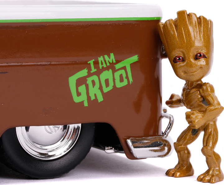 Samochód Jada Marvel Guardians of the Galaxy Volkswagen Pickup + figurka Groota 1:24 (4006333070433) - obraz 11