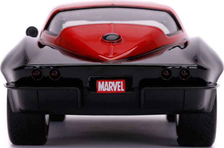 Машина металева Jada Марвел Месники Chevrolet Corvette + фігурка Чорної вдови 1:24 (4006333070440) - зображення 10