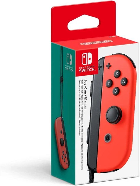 Джой-Кон (правый) неонового красного цвета для Nintendo Switch