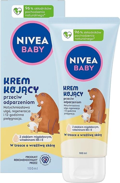 Krem przeciw odparzeniom Nivea Baby 100 ml (5900017090375) - obraz 1