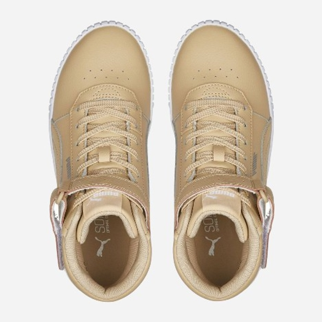 Жіночі кросівки Puma Carina 2.0 Mid 385851-04 35.5 Світло-коричневий (4065449503198) - зображення 5