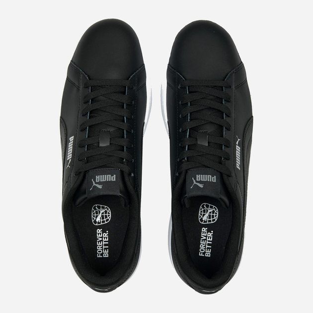 Підліткові кеди для хлопчика Puma Smash 3.0 L 390987-02 35.5 Чорні (4065452547929) - зображення 5