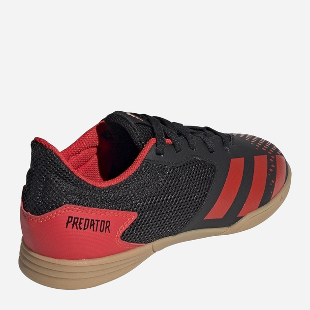 Dziecięce buty piłkarskie halówki chłopięce Adidas Predator 20.4 In Sala J EF1979 28 Czarny/Czerwony (4062053091561) - obraz 2