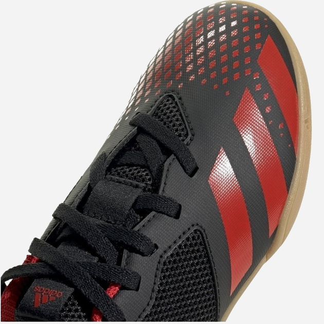 Дитячі футбольні бутси-футзалки для хлопчика adidas Predator 20.4 In Sala J EF1979 28 Чорний/Червоний (4062053091561) - зображення 5