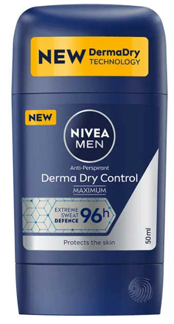 Антиперспірант NIVEA Men Derma Dry Control для чоловіків 50 мл (9005800369792) - зображення 1