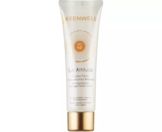 Мультизащитный антивозрастной крем для лица SPF50 Keenwell 60 мл - Фото 1 Мультизащитный антивозрастной крем для лица SPF50 Keenwell 60 мл - изображение 1