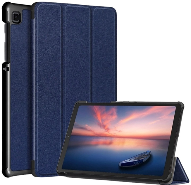Etui z klapką iLike Tri-Fold Eco-Leather Stand Case do Samsung Galaxy Tab A7 Lite 8.7'' Sky Blue (ILK-TRC-S3-SB) - obraz 1