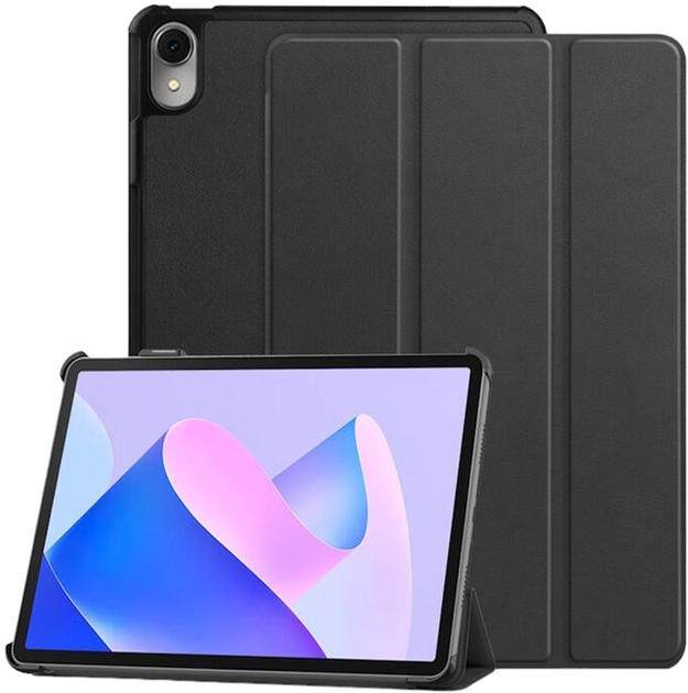 Etui z klapką iLike Tri-Fold Eco-Leather Stand Case do Samsung Galaxy Tab S9 11'' Black (ILK-TRC-S11-BK) - obraz 1