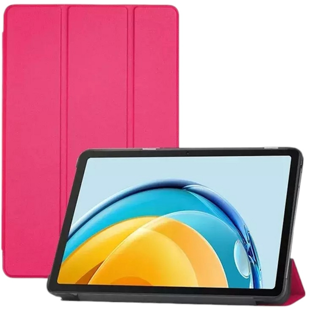 Etui z klapką iLike Tri-Fold Eco-Leather Stand Case do Samsung Galaxy Tab S9 Ultra 14.6" Coral Pink (ILK-TRC-S12-CP) - obraz 1