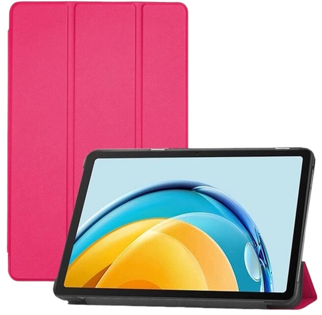 Etui z klapką iLike Tri-Fold Eco-Leather Stand Case do Apple iPad 9.7" Coral Pink (ILK-TRC-A8-CP) - obraz 1