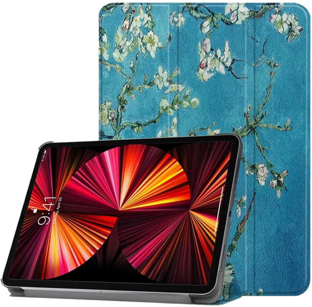 Etui z klapką iLike Tri-Fold do Lenovo Tab P11 11.5" Sakura (ILK-TRC-L4-SA) - obraz 1