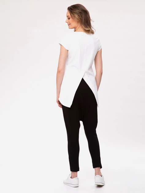 Tunika T-shirt damska Look Made With Love Zeny 1018 XL Biała (5903999304775) - obraz 4