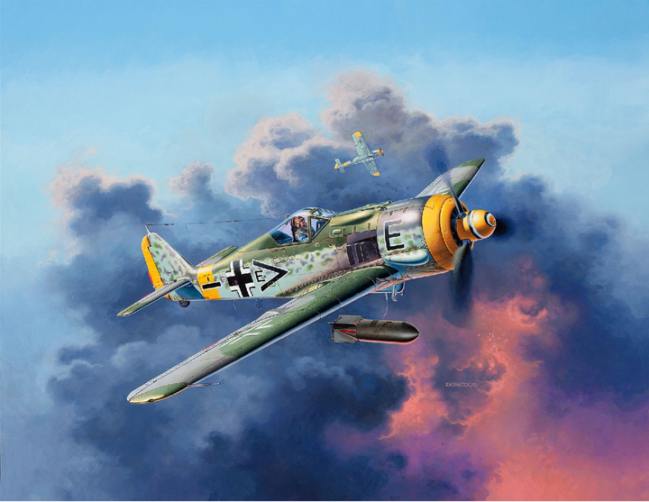 Складана модель Revell Винищувач Focke Wulf Fw190 F-8 1:72 (4009803638980) - зображення 6