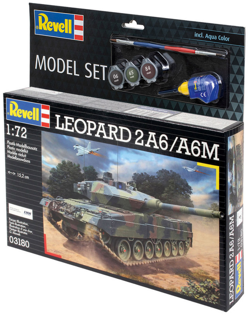 Model do sklejania Revell Tank Leopard 2A6/A6M 1:72 (4009803631806) - obraz 3