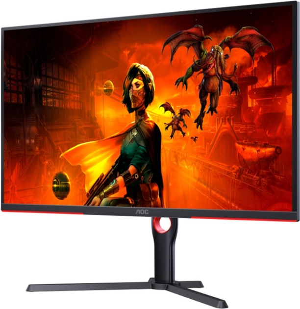Monitor 31.5" AOC U32G3X/BK - obraz 3