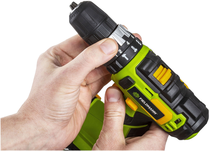 Akumulatorowa wiertarko-wkrętarka Fieldmann 20 V FDUV70115-A (8590669303847) - obraz 6