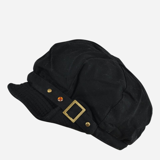 Beret damski z daszkiem Art Of Polo CZ23916-5 One Size Czarny (5905602909407) - obraz 1