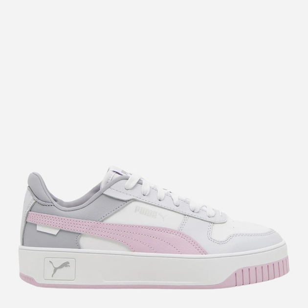 Sneakersy damskie na platformie Puma Carina Street 389390-23 37.5 (4.5UK) Biały/Szary/Różowy (4099686517908) - obraz 1