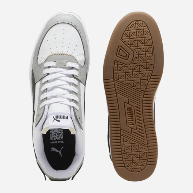 Sneakersy męskie Puma Caven 2.0 VTG 392332-13 46 Biały/Szary (4099686285739) - obraz 3