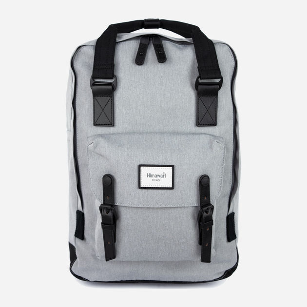 Рюкзак тканинний вміщує формат А4 himawari TR21313-7 Чорний/Світло-сірий (5902021106479) - зображення 1
