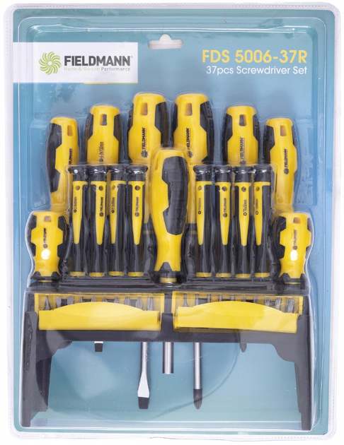 Набір Fieldmann викрутоки та насадока на підставці 37 предметів (FDS5006-37R) - зображення 7