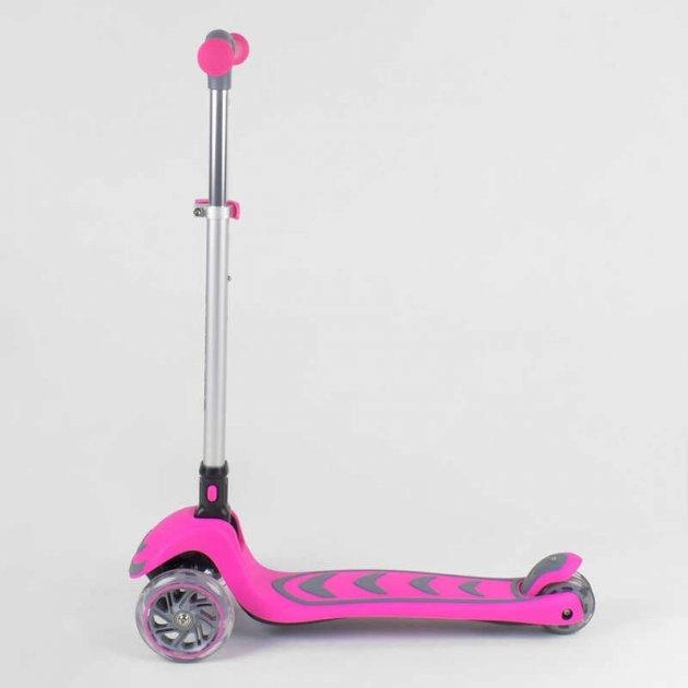 Детский трехколесный самокат Best Scooter Складная конструкция, розовый 57795 - изображение 2