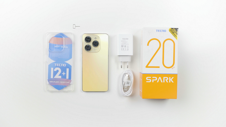Смартфон TECNO Spark 20 PRO (KJ6) 6.78" 8/256ГБ, 2SIM, 5000мА•год, Frosty Ivory - Фото 8 Смартфон TECNO Spark 20 PRO (KJ6) 6.78" 8/256ГБ, 2SIM, 5000мА•год, Frosty Ivory - изображение 8
