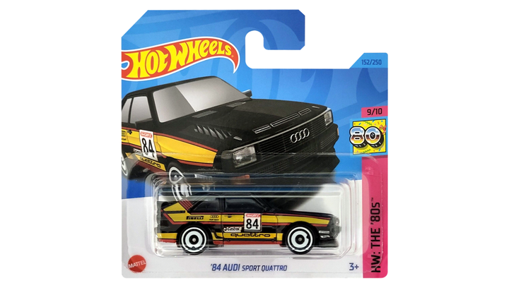 Машинка Базовая Hot Wheels '84 Audi Sport Quattro The `80S 1:64