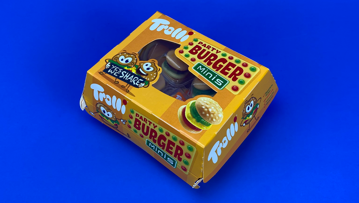 Конфеты Жевательные Trolli Party Burger Minis 15 Pieces 150g - изображение 2