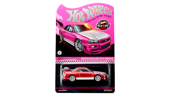 Машинка Premium Hot Wheels Nissan Skyline GT-R (BNR34) Red Line