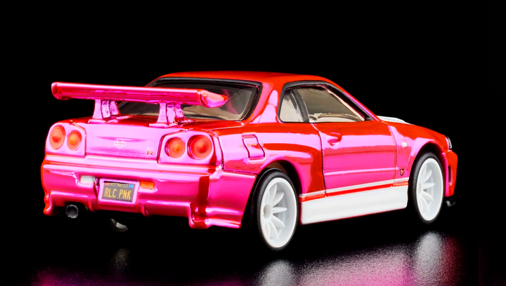 Машинка Premium Hot Wheels Nissan Skyline GT-R (BNR34) Red Line