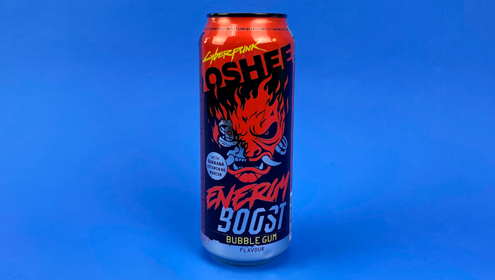 Напій Енергетичний Oshee Cyberpunk Energy Boost Bubble Gum 500ml - Фото 2 Напій Енергетичний Oshee Cyberpunk Energy Boost Bubble Gum 500ml - зображення 2