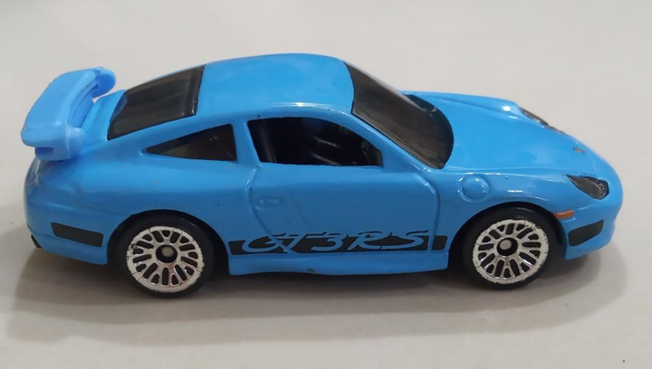Тематична Машинка Hot Wheels Porsche 911 GT3 RS Fast & Furious 1:64 DWF74 Light Blue 1шт - зображення 5