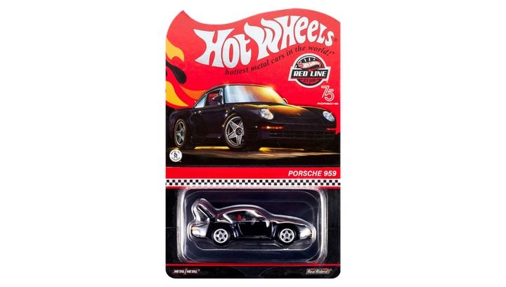 Машинка Premium Hot Wheels Porsche 959 Red Line Club RLC 1:64