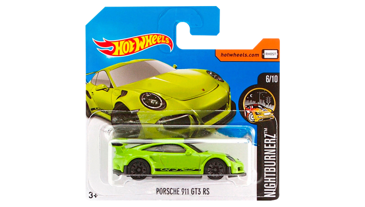 Машинка Базовая Hot Wheels Porsche 911 GT3 RS Nightburnerz 1