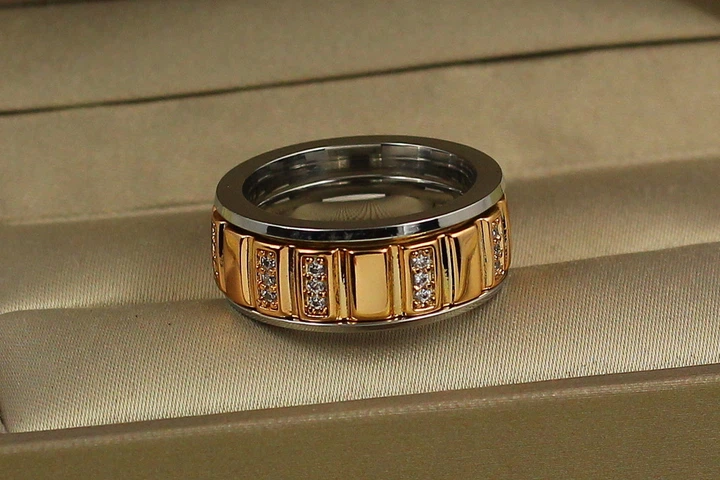 Кольцо Xuping Jewelry Директория р 17 золотистое - Фото 1 Кольцо Xuping Jewelry Директория р 17 золотистое - изображение 1