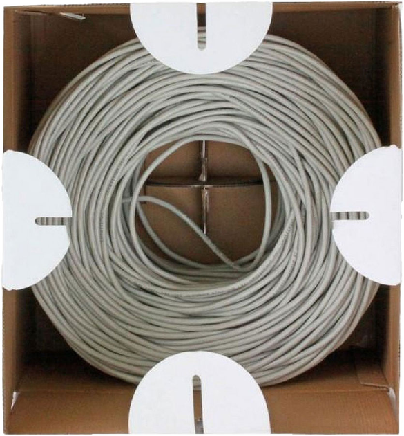Монтажний кабель Techly Cat 6 U/UTP 305 м Grey (8054529022571) - зображення 2