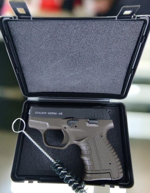 Шумовой пистолет Stalker 2906 Haki Grips (9 mm) - изображение 2