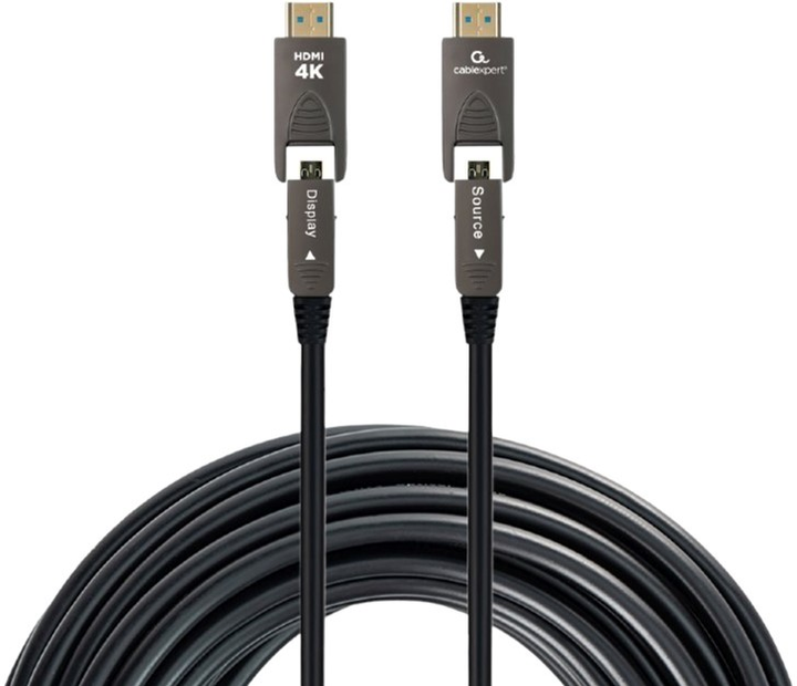 Kabel Gembird HDMI - HDMI 30 m Czarny (CCAP-HDMIDD-AOC-30M) - obraz 1