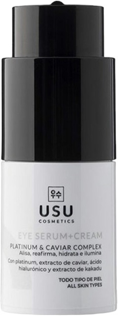 Крем для шкіри навколо очей Usu Cosmetics Platinum і Caviar Complex 15 мл (8435531100240) - зображення 1