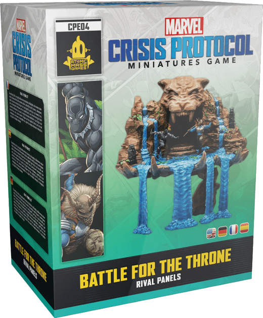 Набір фігурок для складання та розфарбовування Atomic Mass Games Marvel Crisis Protocol Rival Panels Battle for the Throne 2 шт (0841333123253) - зображення 1