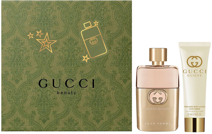 Zestaw damski Gucci Guilty Woda perfumowana 50 ml + Lotion do ciała 50 ml (3616304678950) - obraz 1