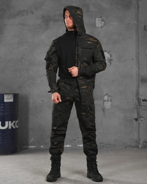 Тактический костюм Poseidon 3в1 черный мультикам ВТ6057 L - изображение 1