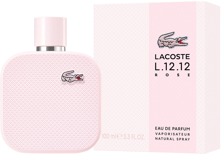 Woda perfumowana damska Lacoste L.12.12 Rose 100 ml (3386460149211) - obraz 1