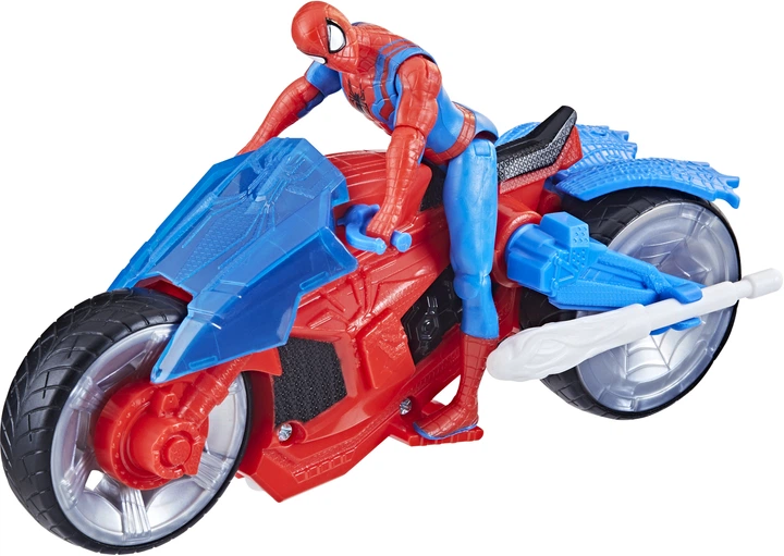 Ігровий набір Hasbro Marvel Spider-Man Мотоцикл з фігуркою (5010994182533) - зображення 4