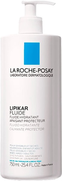 Fluid do ciała i twarzy La Roche Posay Lipikar nawilżający 750 ml (3337875451789) - obraz 1